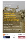 Tagung Fragments and Fragmentariness in the Humanities and Cultural Heritage, Urbino 8-10.5.2023