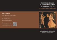 Tagung Le Ecclesiazuse di Aristofane, Meran 14.-16.3.2024